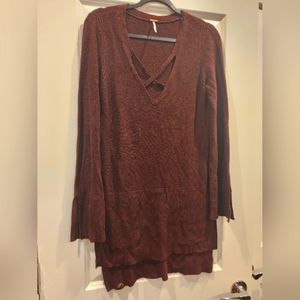 Free People Tunic Length Sweater